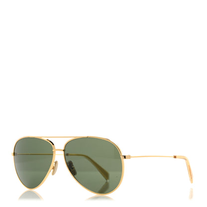 Celine Aviator Sunglasses CL 40062U Gold 1 of 7