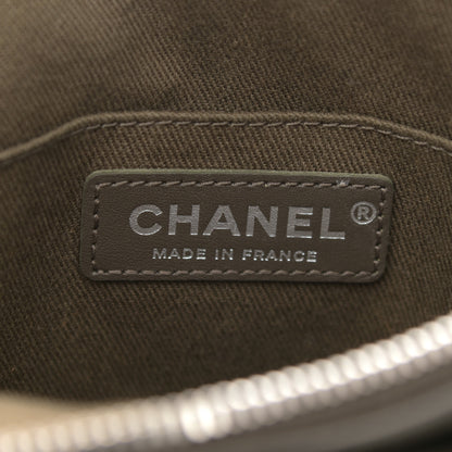 Chanel Lambskin Quilted Crossbody Dark Khaki 7 of 9
