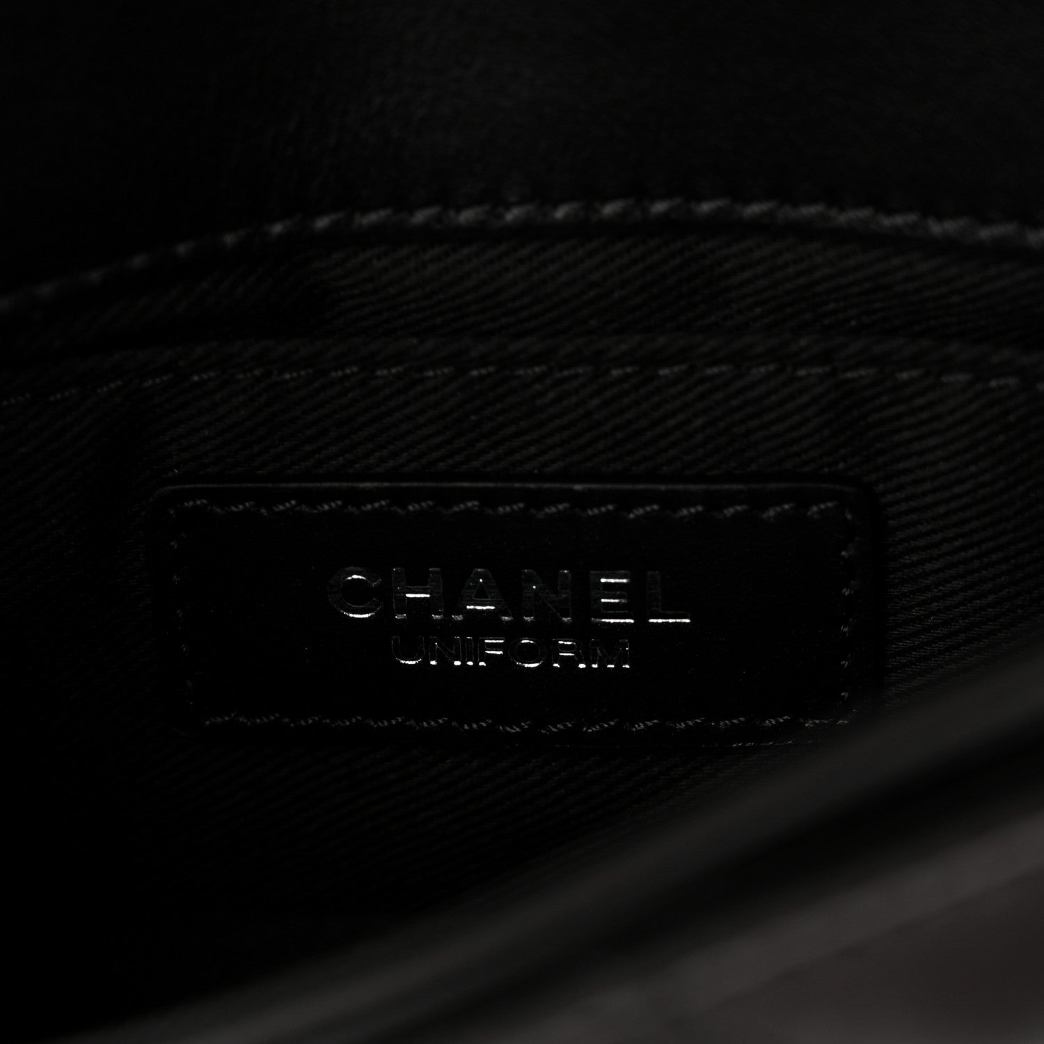 Chanel Calfskin Quilted CC Uniform Flap Belt Bag Black 6 of 10
