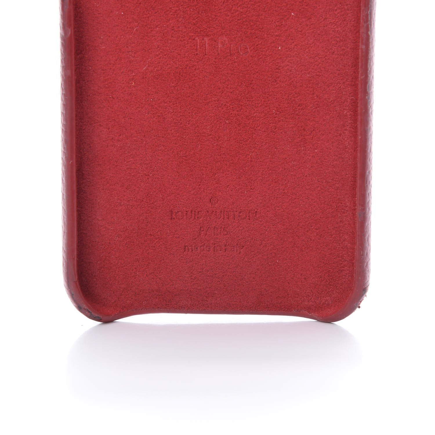 Louis Vuitton Calfskin Monogram iPhone 11 Pro Bumper Scarlet 6 of 13