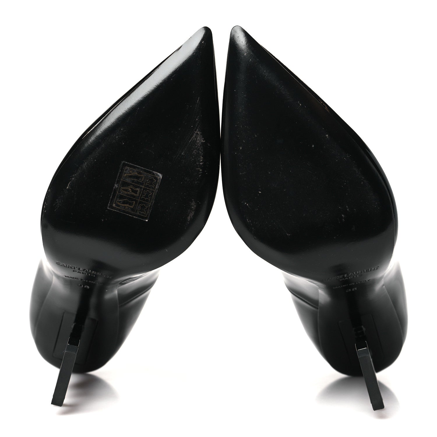 Saint Laurent Patent Opyum 110 Pumps 38 Black 6 of 11