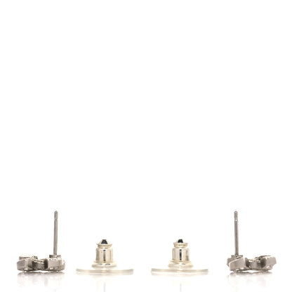 Chanel Crystal CC Earrings Gold 3 of 5