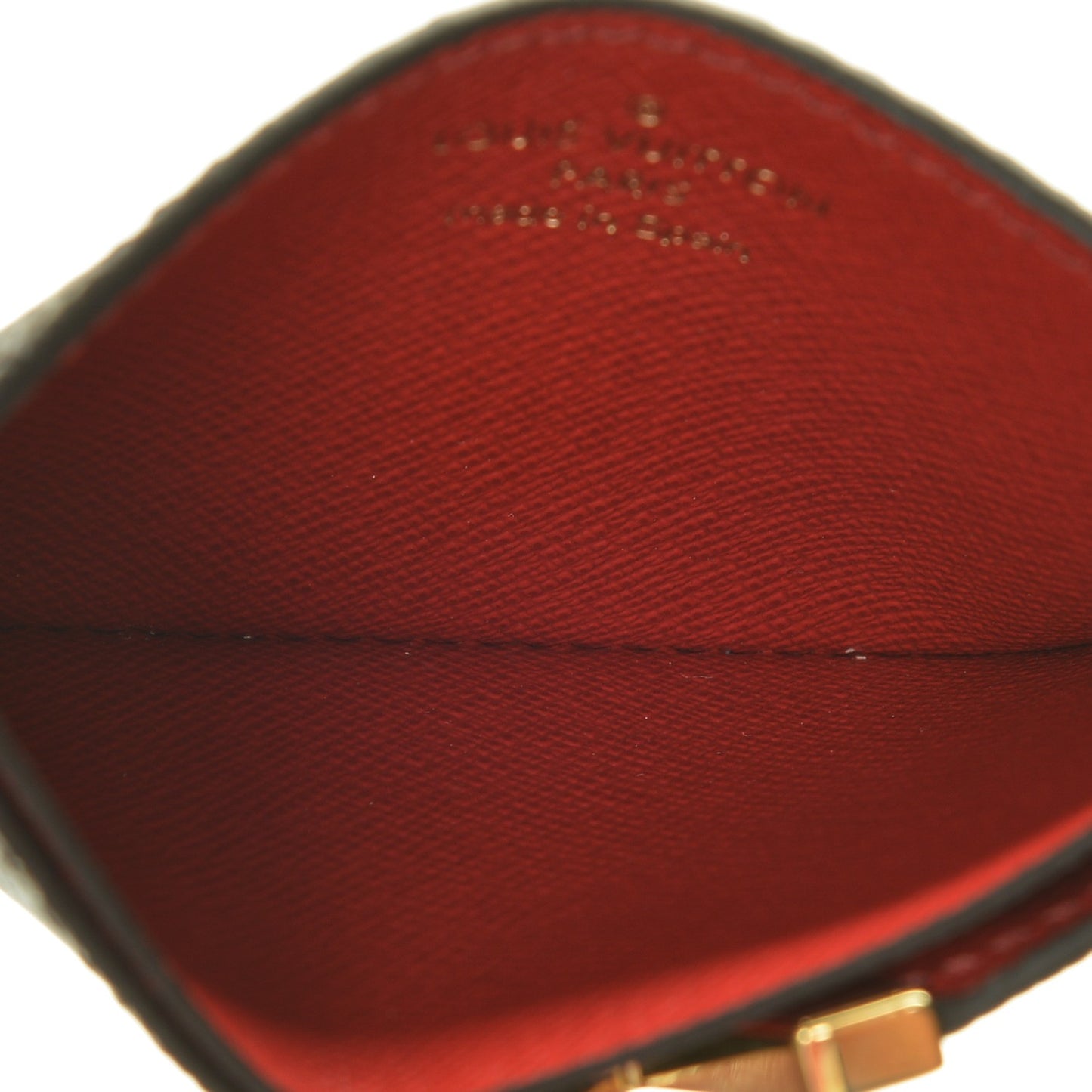 Calfskin Monogram Kimono Tote Card Holder Cherry