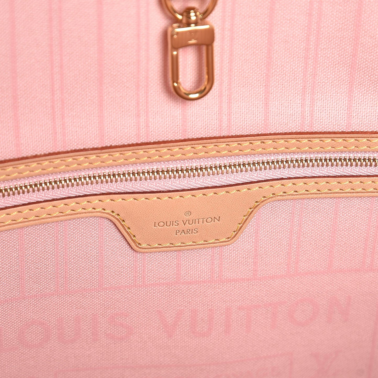 Damier Azur Neo Neverfull MM Rose Ballerine