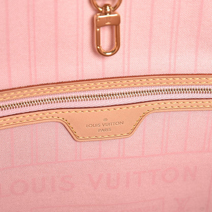 Louis Vuitton Damier Azur Neo Neverfull MM Rose Ballerine 6 of 8