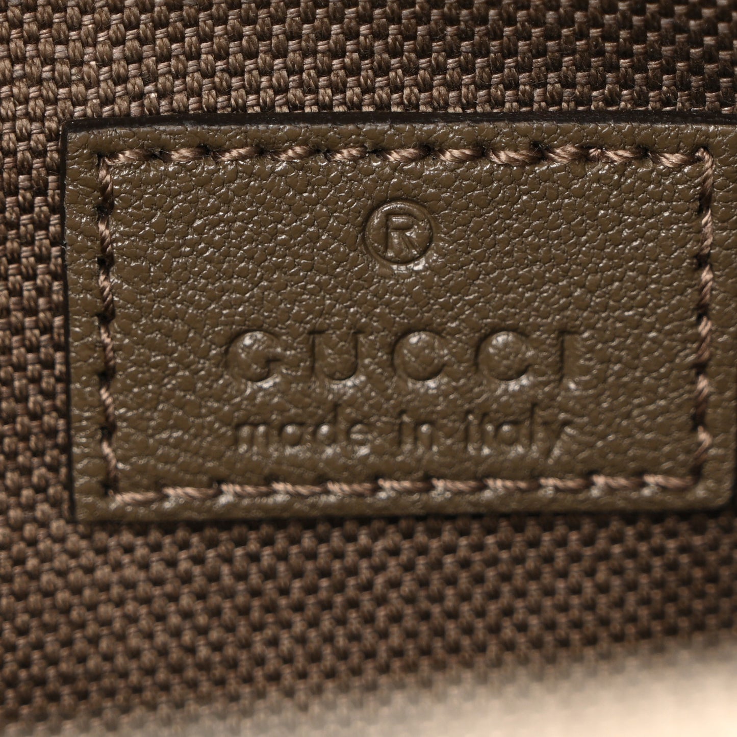 Sakai Be Green Calfskin Diagonal Stitched Mini Blondie Shoulder Bag Craclet Brown