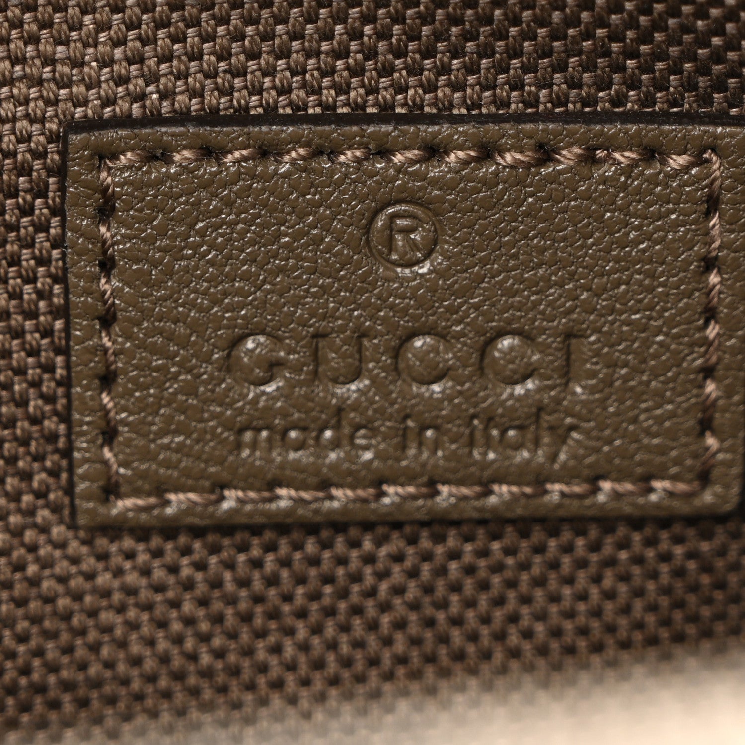 Gucci Sakai Be Green Calfskin Diagonal Stitched Mini Blondie Shoulder Bag Craclet Brown 6 of 9
