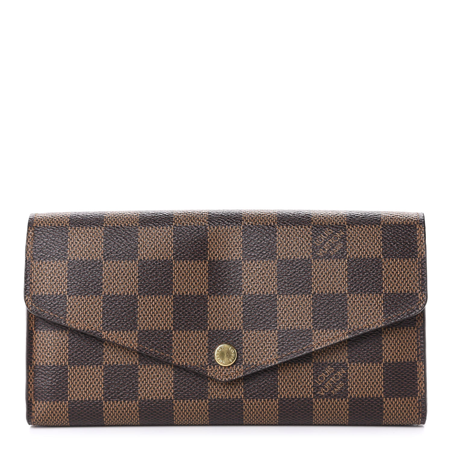Louis Vuitton Damier Ebene Sarah Wallet NM 1 of 9