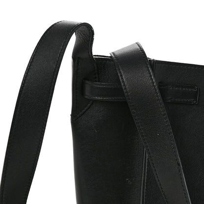 Celine Supple Grained Calfskin Long Strap Big Bag Bucket Black 12 of 14