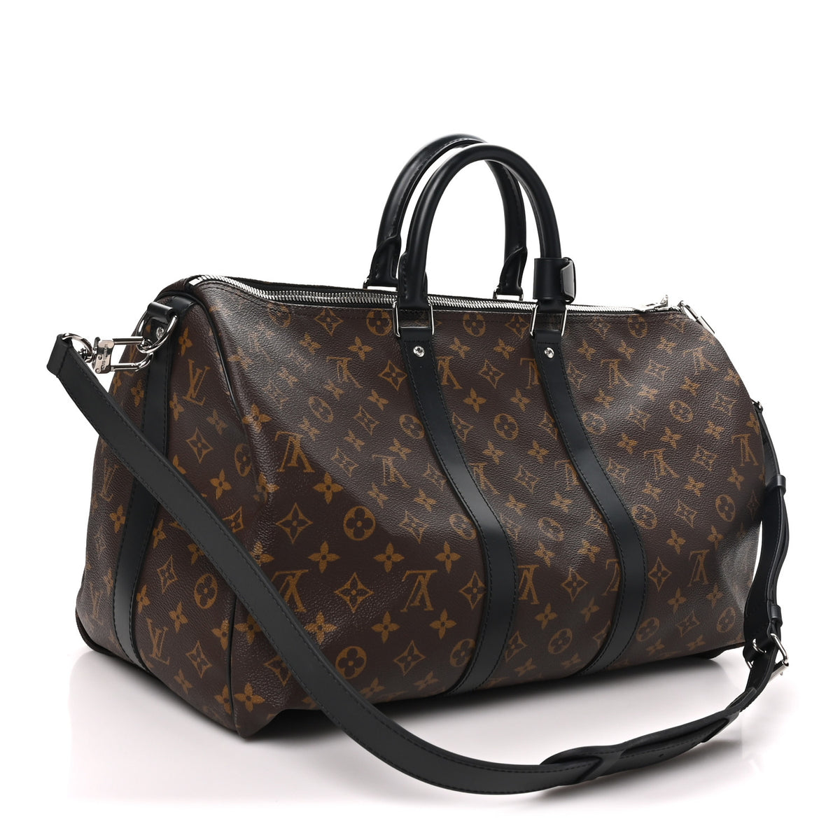Louis Vuitton Monogram Macassar Keepall Bandouliere 45 2 of 8