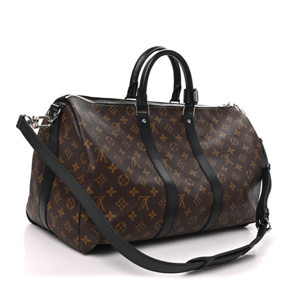 Louis Vuitton Monogram Macassar Keepall Bandouliere 45 2 of 8