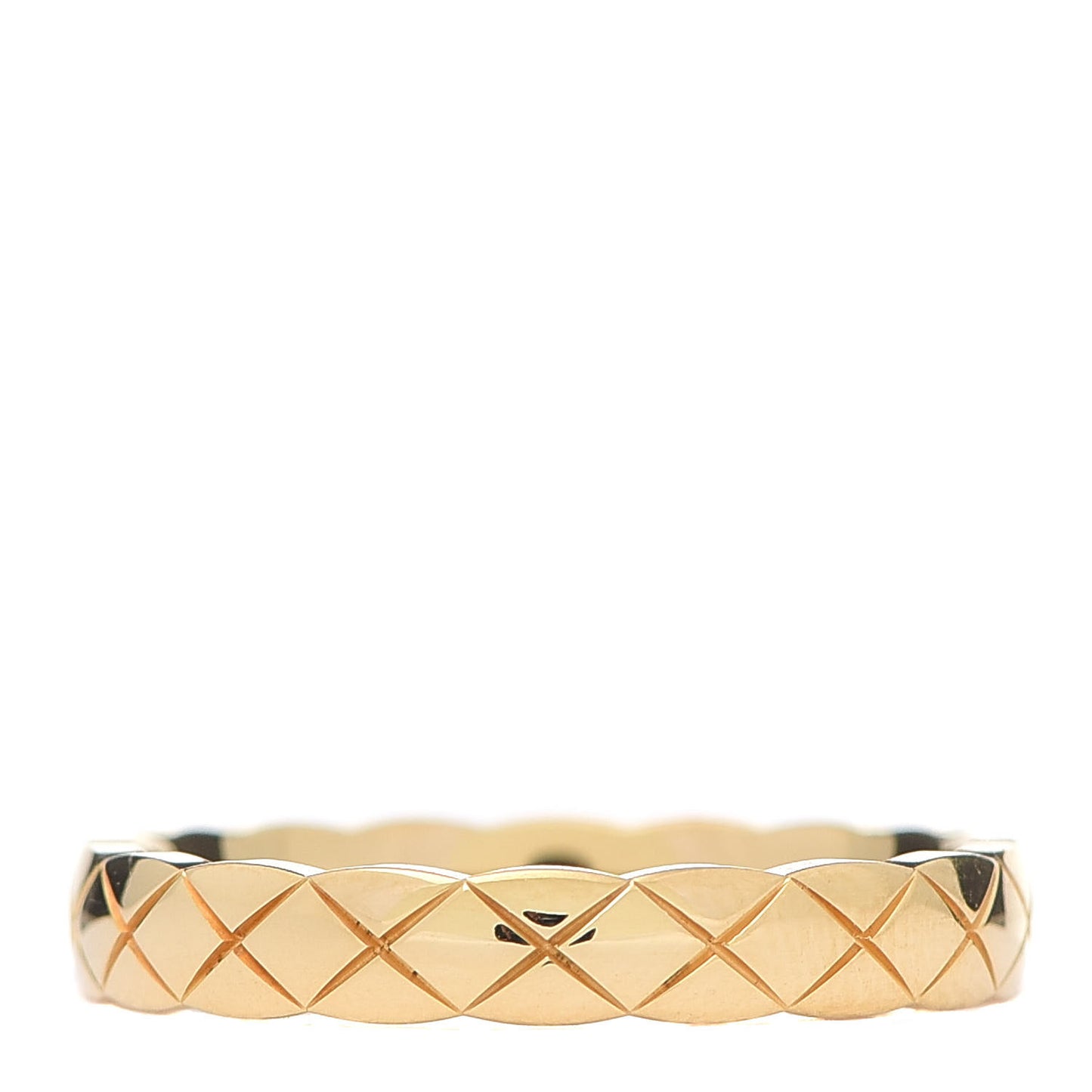 18K Yellow Gold Mini Coco Crush Ring 53 6.25