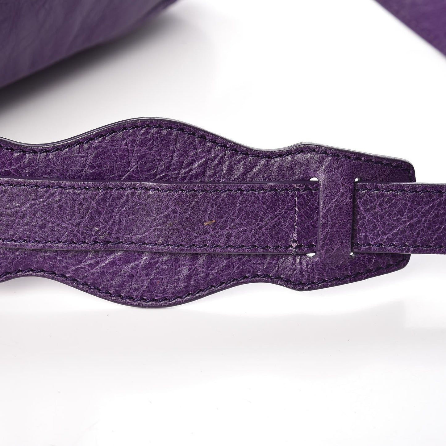 Agneau Giant 12 Silver Hardware Town Dark Violet