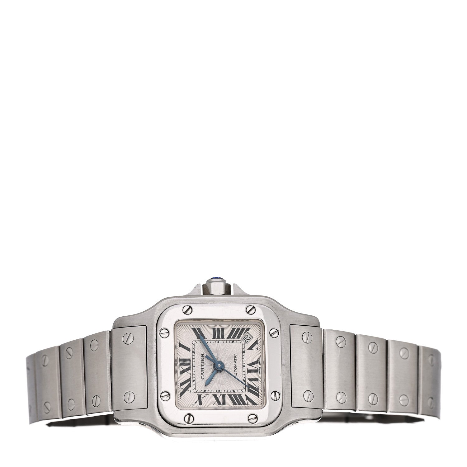 Cartier Stainless Steel 24mm Santos de Cartier Galbee Automatic Watch 2 of 4