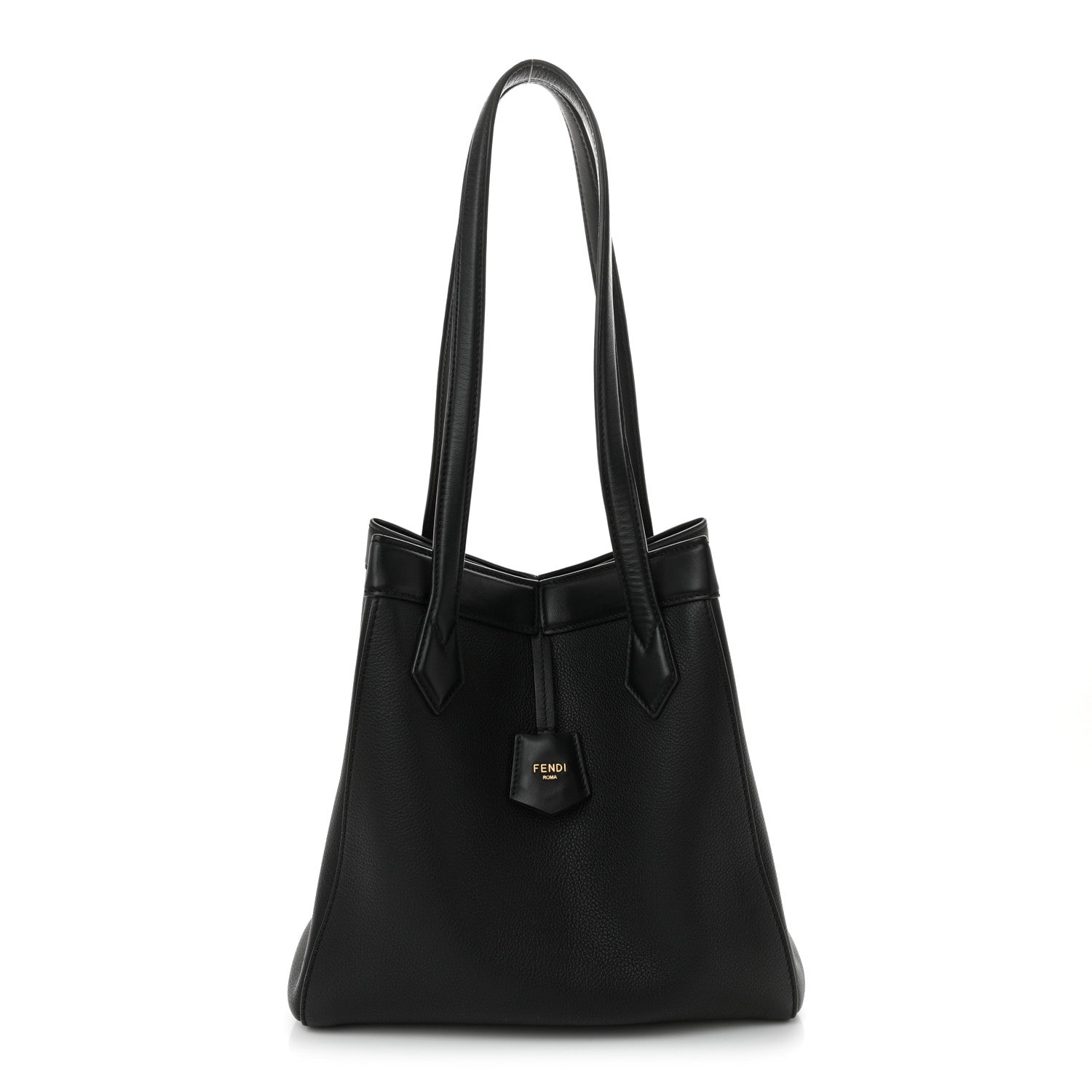 Fendi Vitello Cher Grace Medium Fendi Origami Black 1 of 12