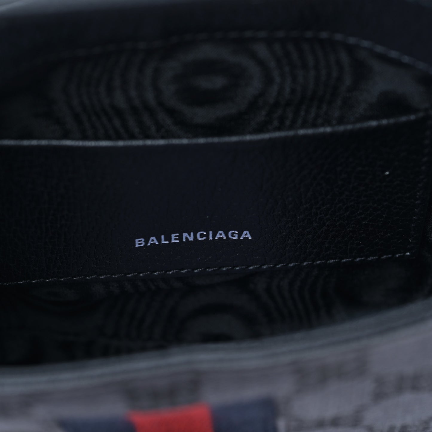 X BB Supreme Monogram Calfskin Web Mini Jackie 1961 Hobo Black