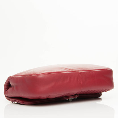 Chanel Lambskin Quilted Jumbo Paris Dallas Single Flap Red 5 of 14