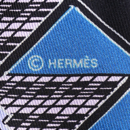 Hermes Silk Pantin City Twilly Black Parme Multicolore 4 of 4