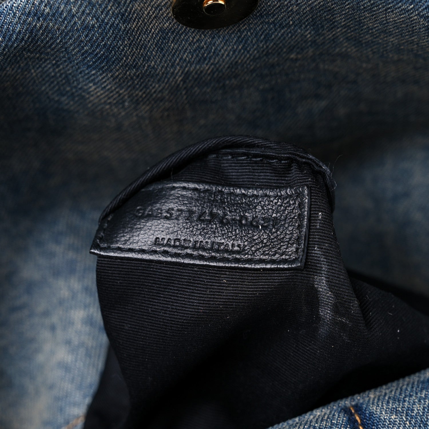 Saint Laurent Denim Quilted Small Loulou Puffer Monogram Chain Satchel Blue Cinnamon 7 of 15
