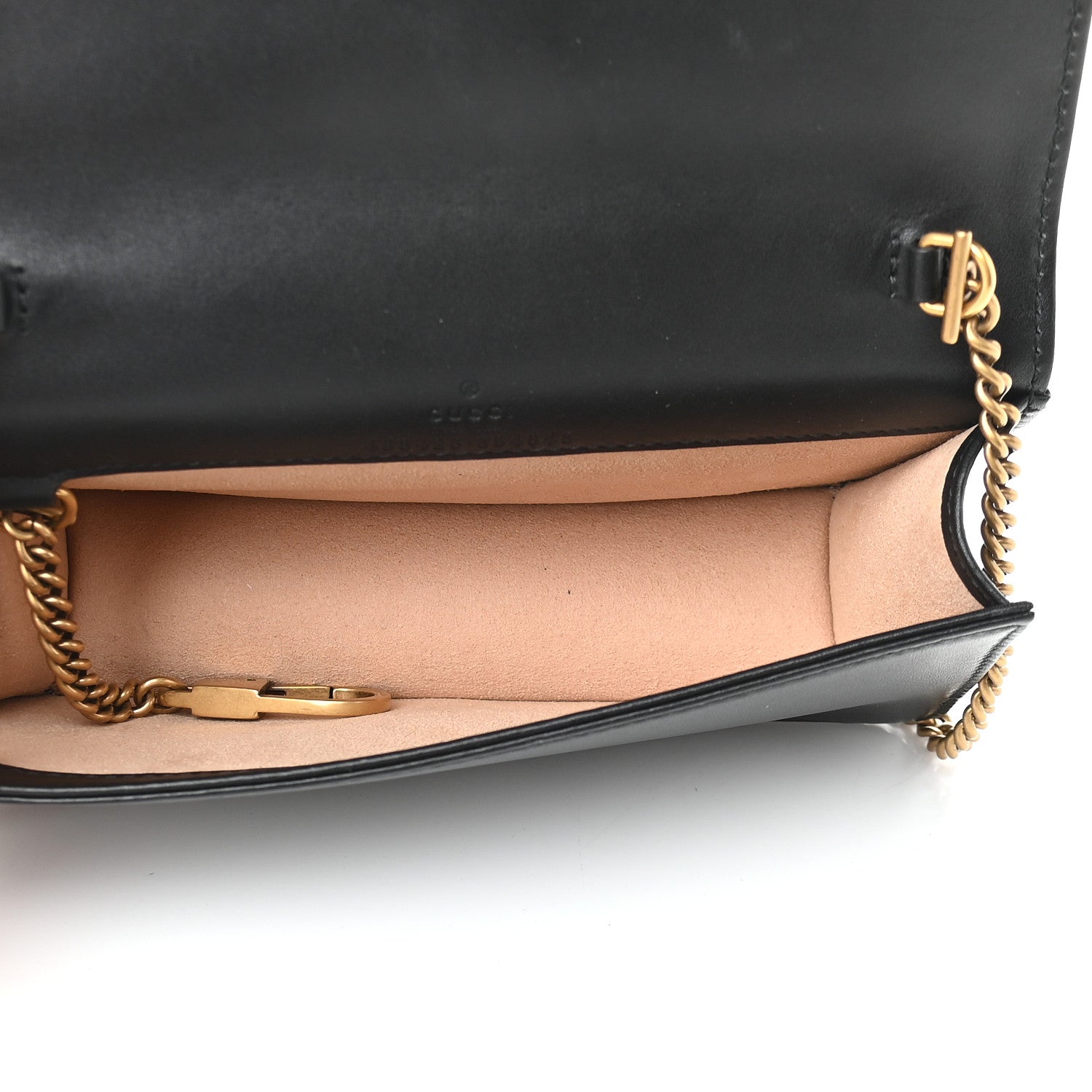 Gucci Calfskin Matelasse GG Marmont Mini Bag Black 5 of 8