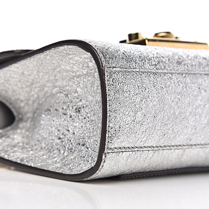 Gucci Galassia Small Padlock Shoulder Bag Argento 12 of 13