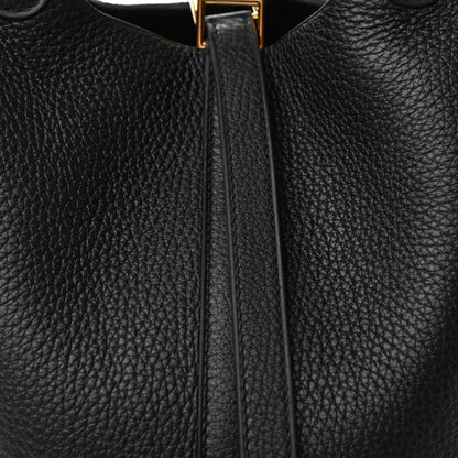 Hermes Taurillon Clemence Picotin Lock 18 PM Black 9 of 10