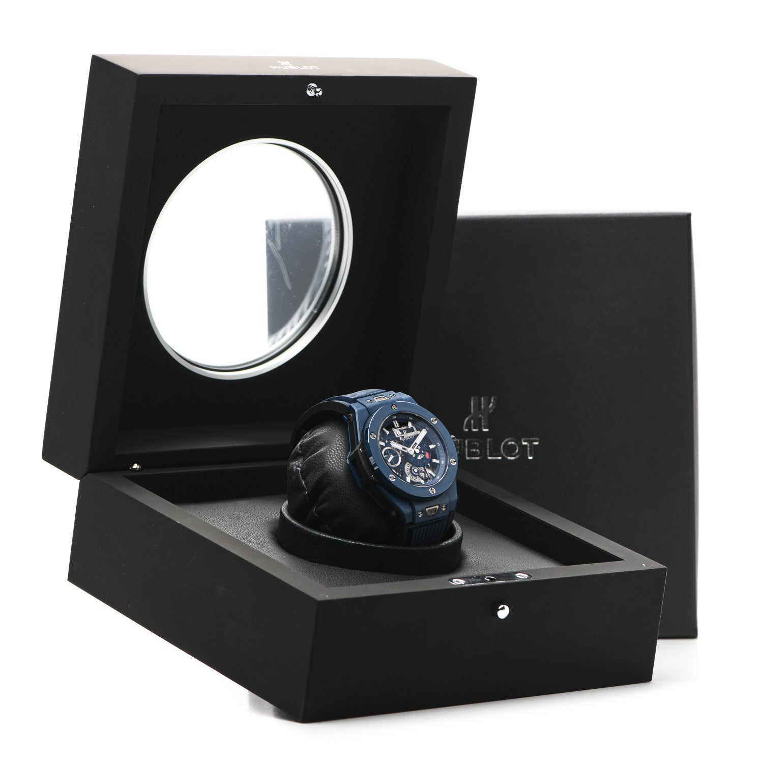 Hublot Ceramic Rubber 45mm Big Bang Meca-10 Automatic Watch Blue 414.EX.5123.RX 5 of 5