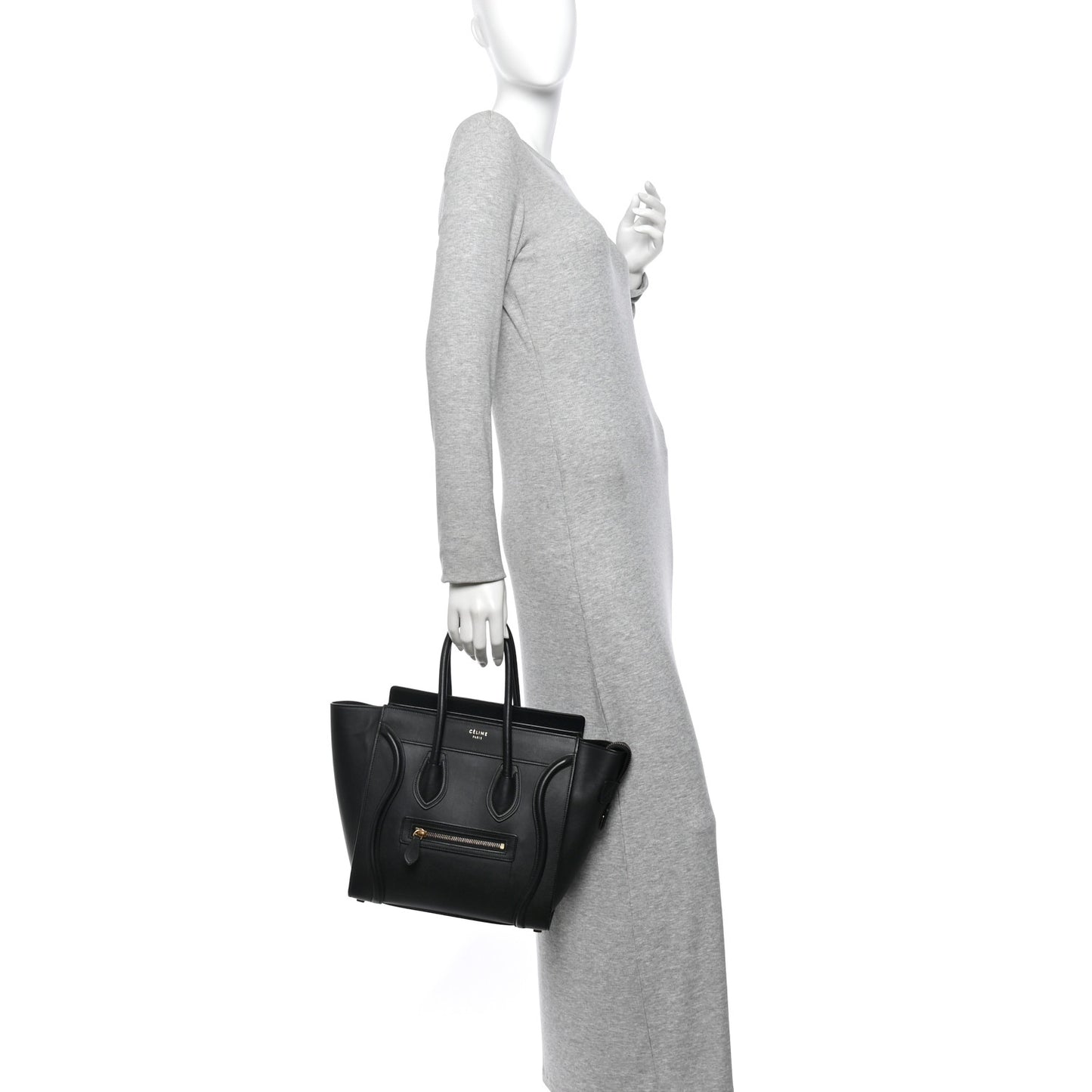 Smooth Calfskin Micro Luggage Black