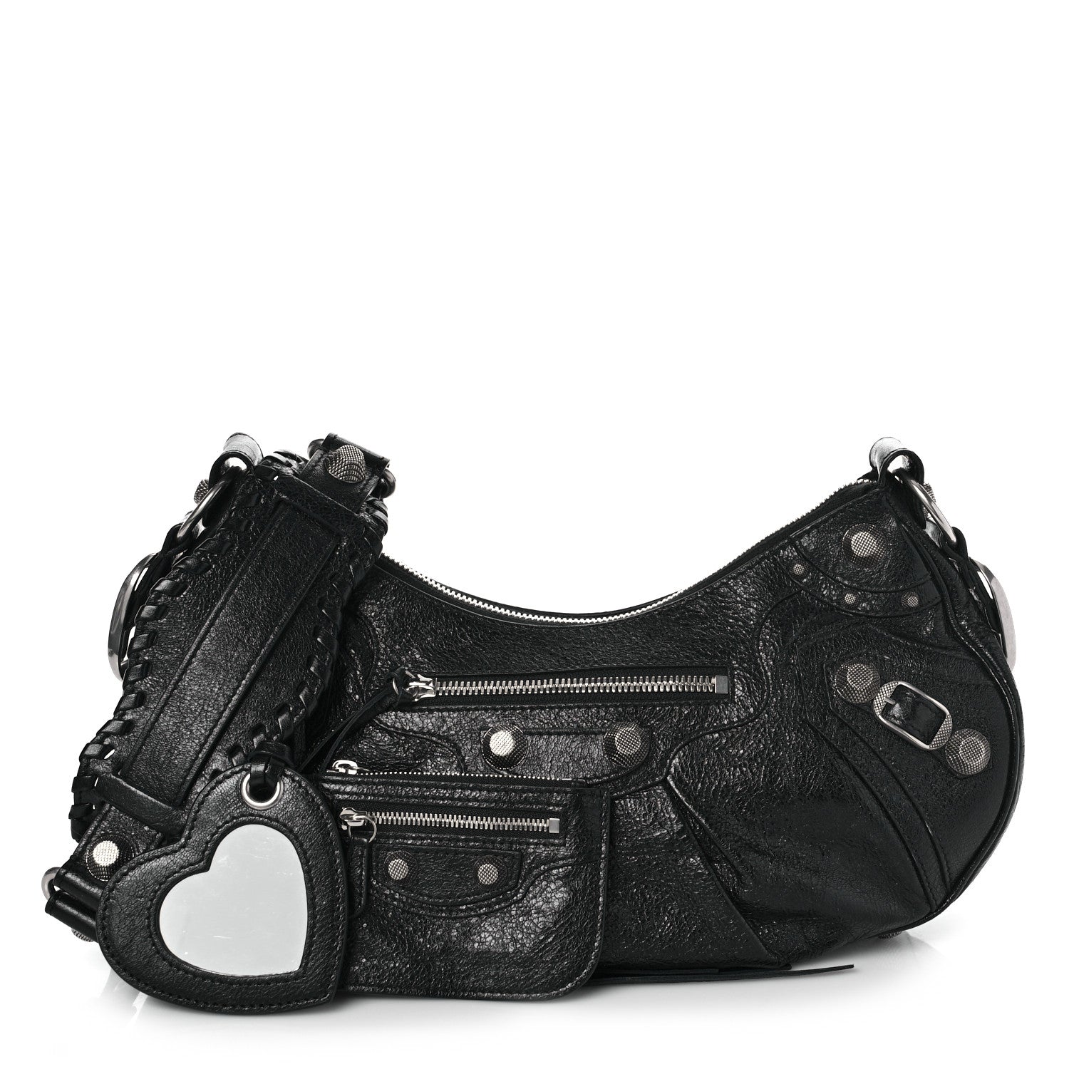 Balenciaga Agneau Arena Small Le Cagole Shoulder Bag Black 2 of 13
