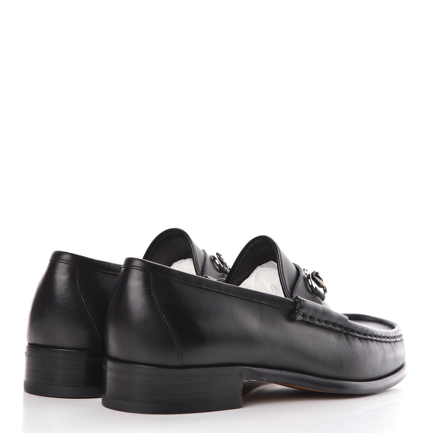 Calfskin Mens 1953 Horsebit Loafers 8.5 Black