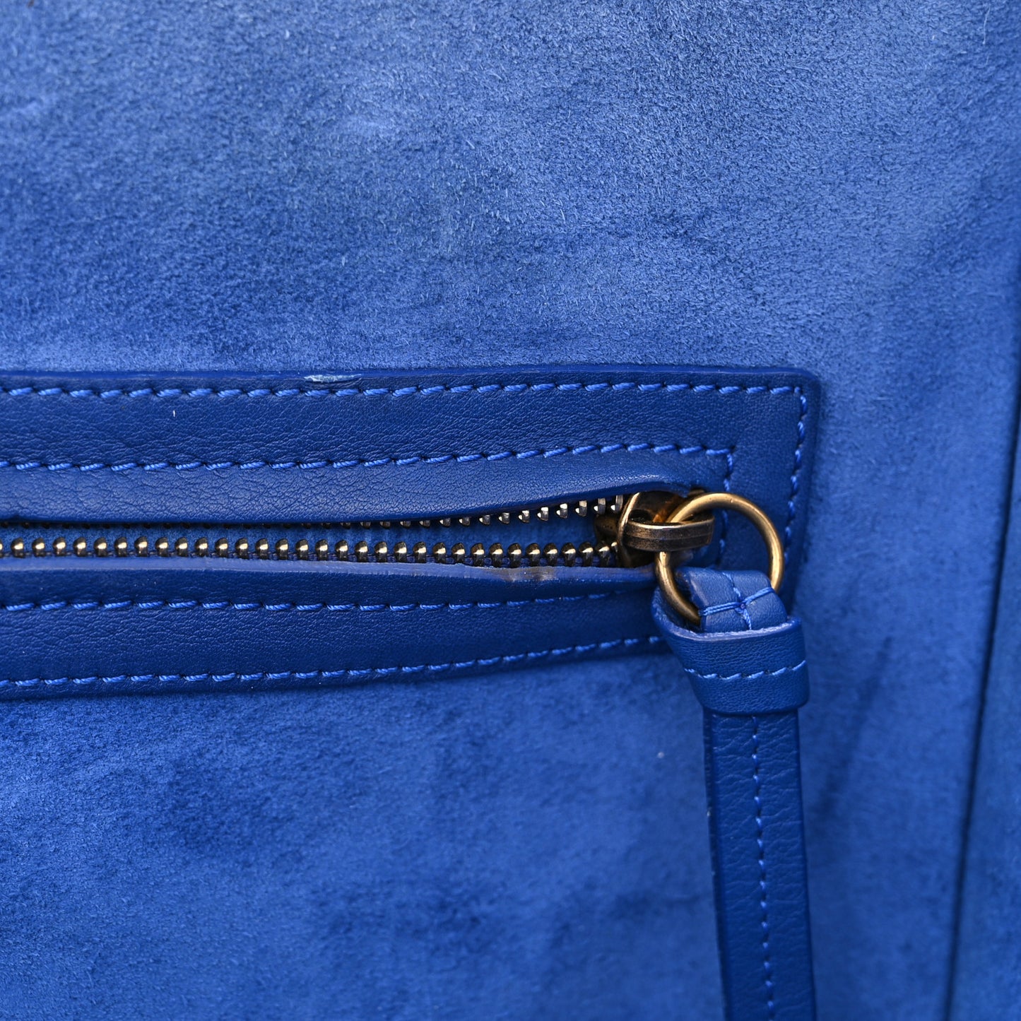 Supple Calfskin Medium Phantom Luggage Royal Blue