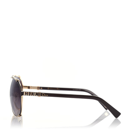 Christian Dior Chicago 2 Aviator Sunglasses Brown 3 of 9
