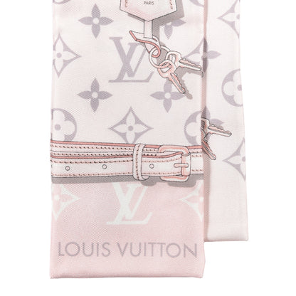 Louis Vuitton Silk Monogram Confidential Bandeau Light Pink 2 of 3