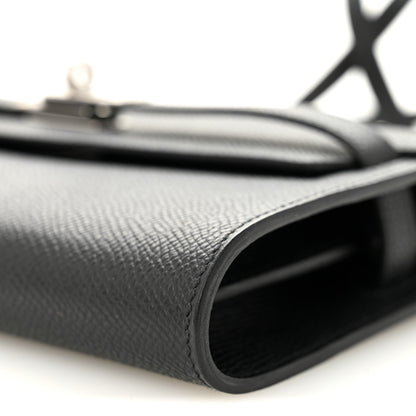 Hermes Epsom Kelly Wallet To Go Black 8 of 9