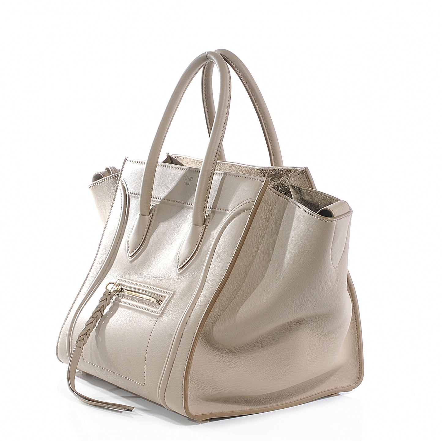 Smooth Calfskin Phantom Luggage Taupe