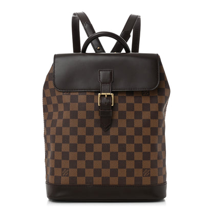 Louis Vuitton Damier Ebene Soho Backpack 1 of 9