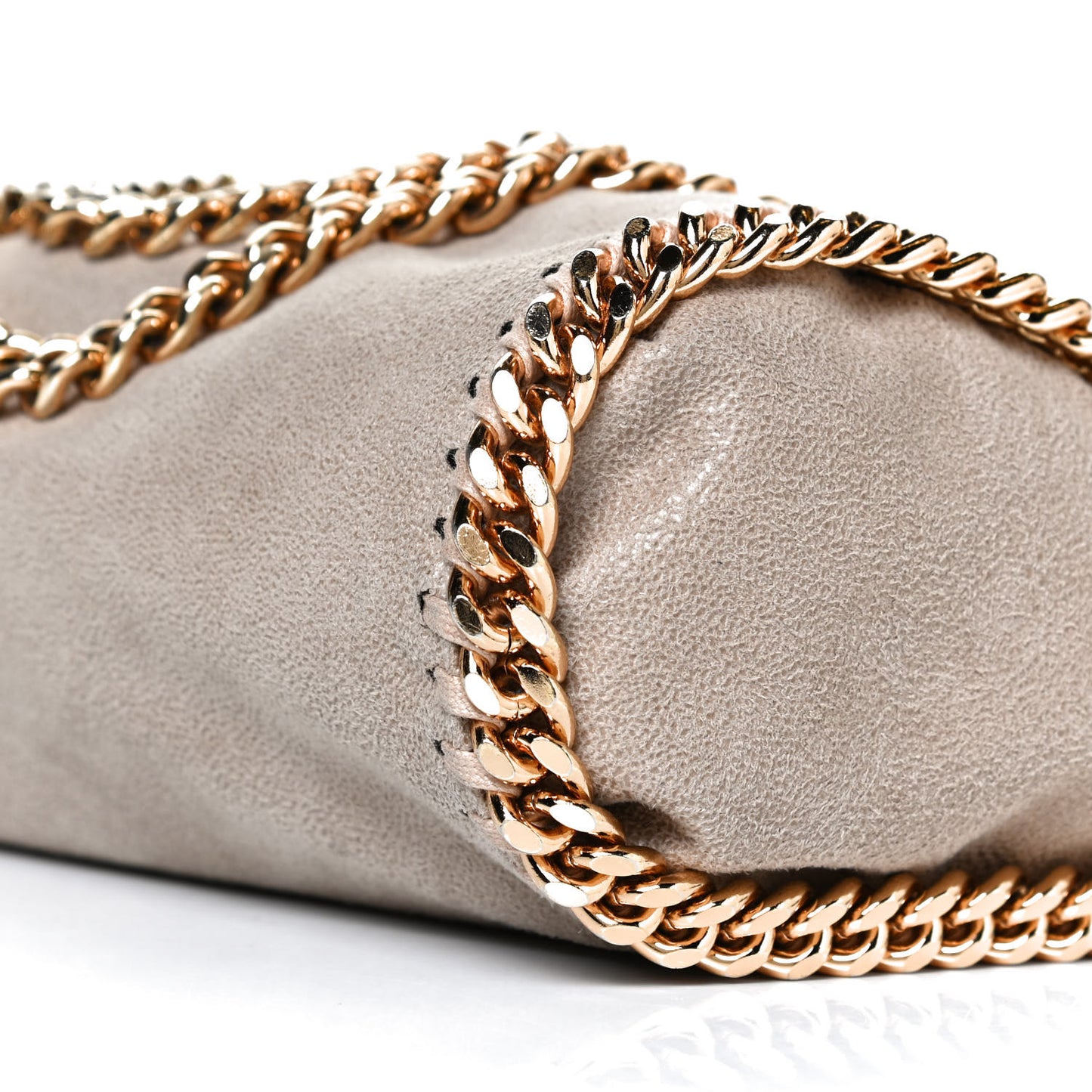 Mini Falabella Fold Over Tote Clotted Cream