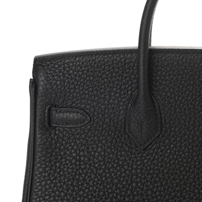 Hermes Togo Birkin 25 Black 9 of 34