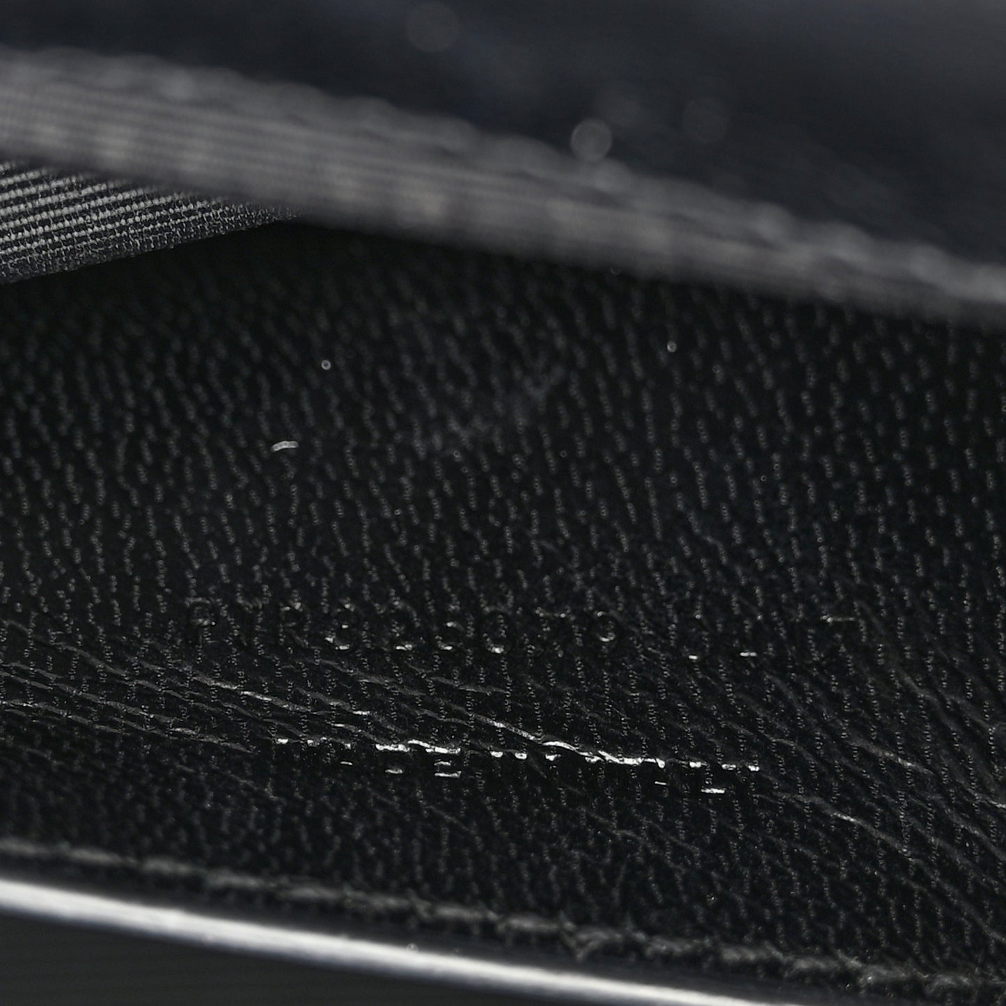 Grain De Poudre Monogram Cassandre Clutch Black
