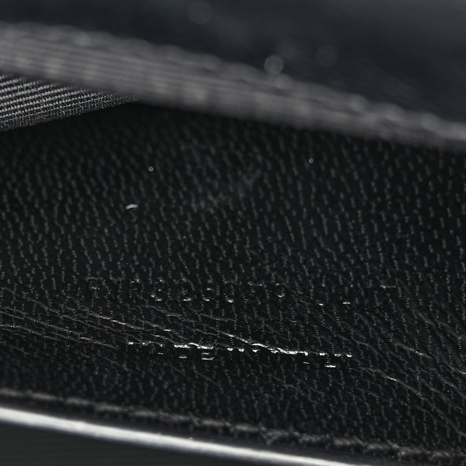 Saint Laurent Grain De Poudre Monogram Cassandre Clutch Black 8 of 10