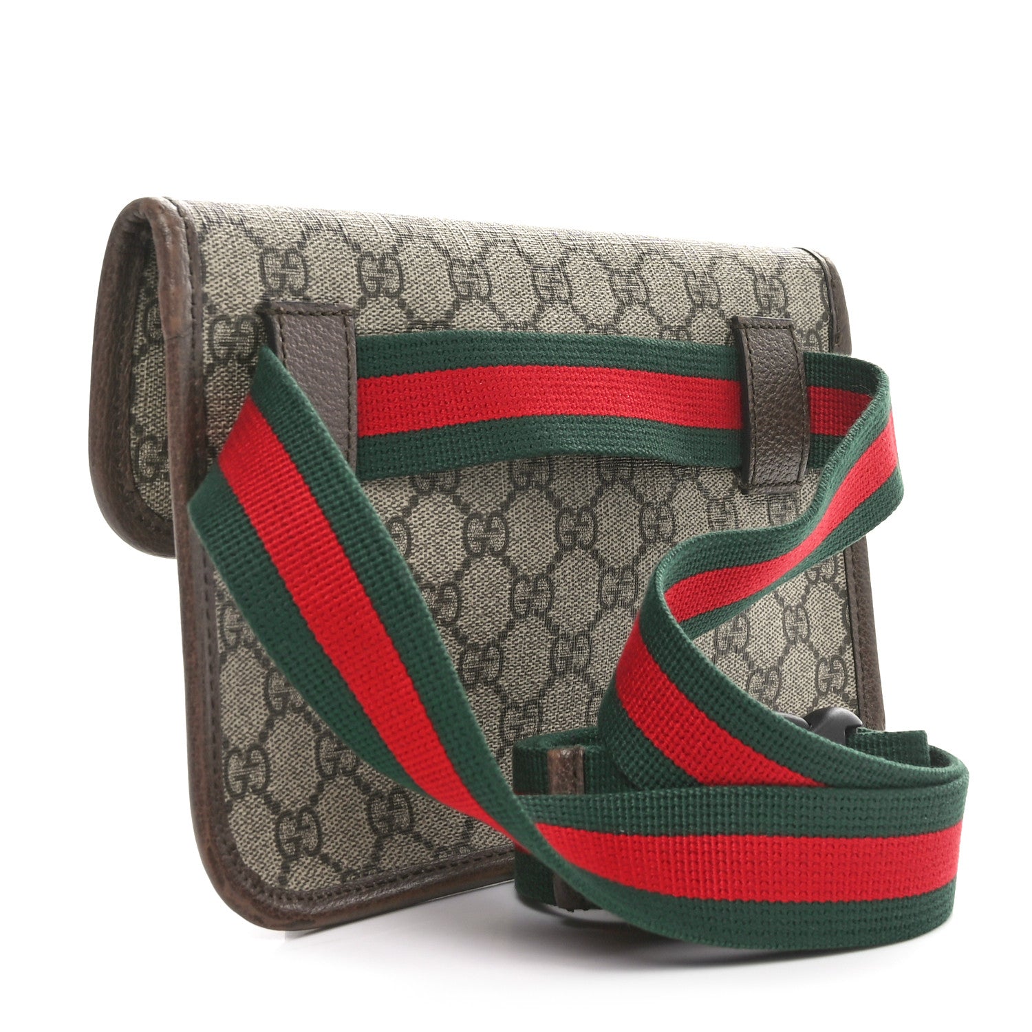 Gucci GG Supreme Monogram Neo Vintage Web Belt Bag Brown 3 of 12