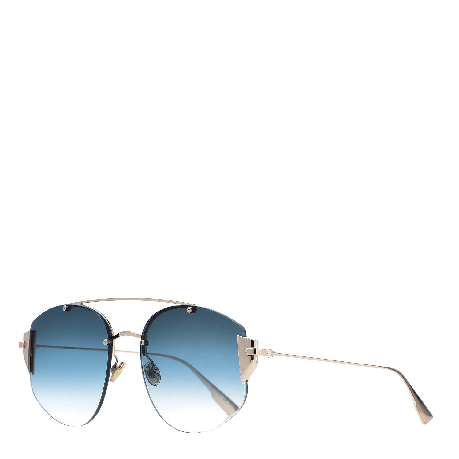 Christian Dior Metal Diorstronger Sunglasses Gold 1 of 10