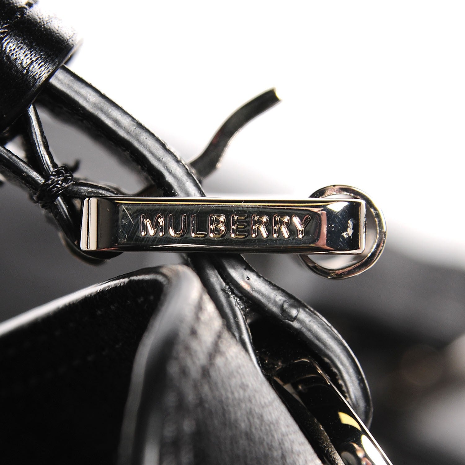 Mulberry Polished Buffalo Medium Alexa Black 11 of 12