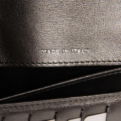 Chanel Caviar Yen Wallet Dark Silver 7 of 9
