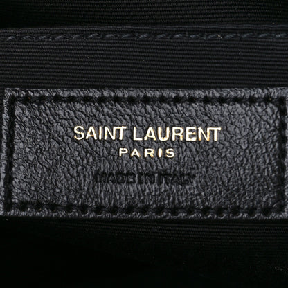Saint Laurent Calfskin Matelasse Monogram Lou Camera Bag Dark Beige 8 of 13