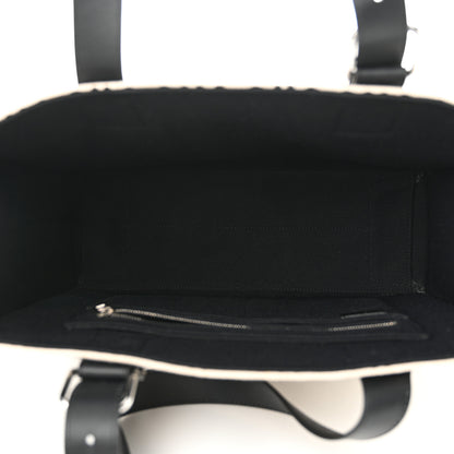 Loewe Jacquard Anagram Calfskin Buckle Tote Black 5 of 14