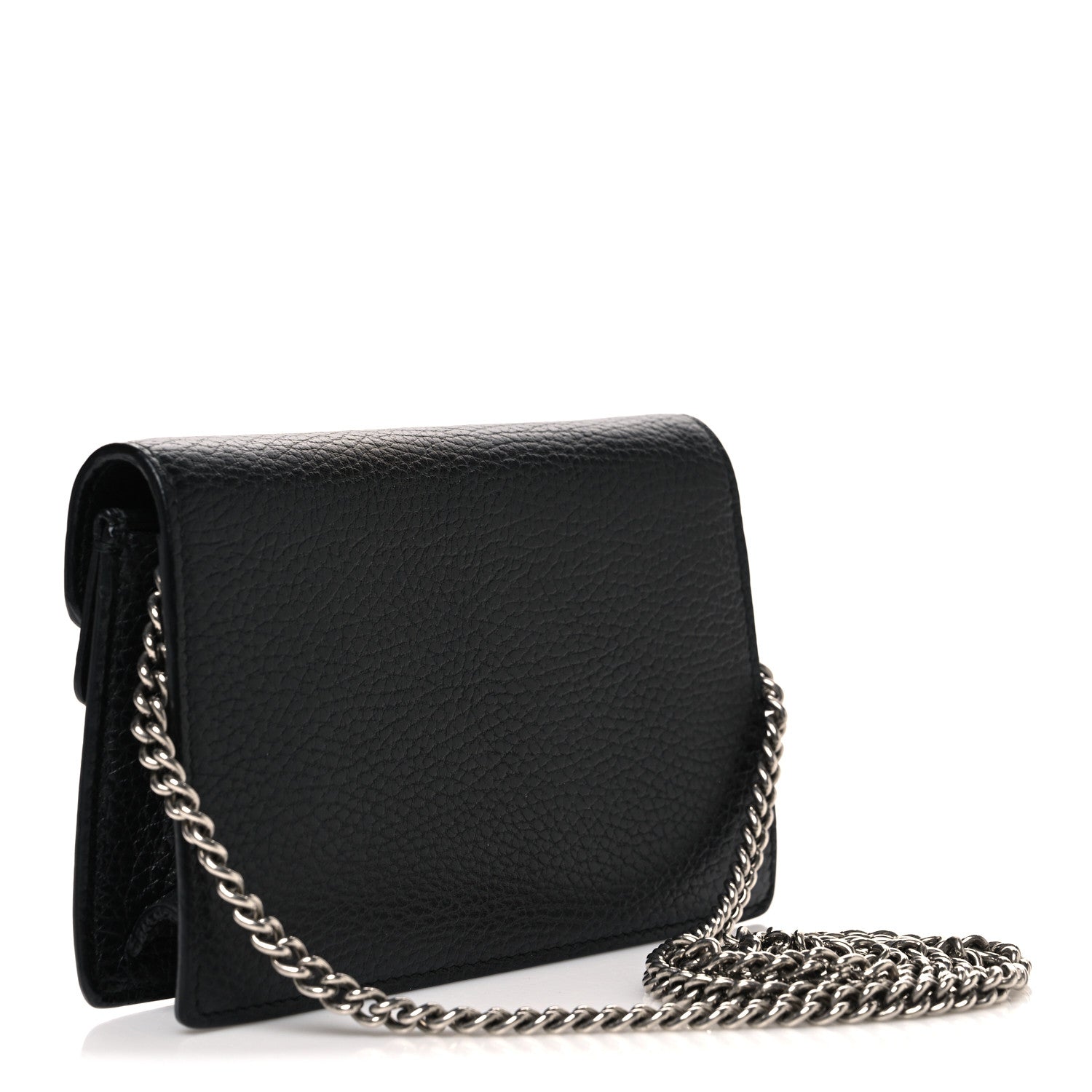 Gucci Calfskin Super Mini Dionysus Shoulder Bag Black 3 of 9