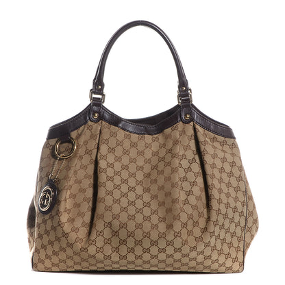 Gucci Monogram Large Sukey Tote Brown 1 of 7