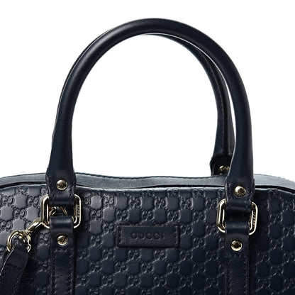 Gucci Microguccissima Medium Crossbody Bag Blue 7 of 9
