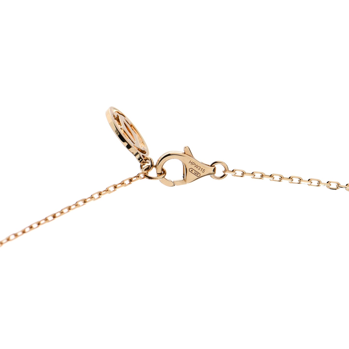 18K Yellow Gold Diamond SM D'Amour Pendant Necklace